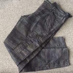 Denim and Supply skinny camouflage cargo pants